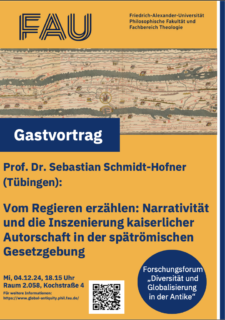 Zum Artikel "Lecture by Prof. Dr. Sebastian Schmidt-Hofner"